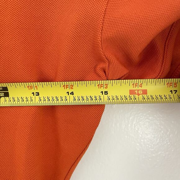 Vintage Orange Bodysuit Large | Square Neck Minimalist Ballet Euro Stretch Knit - Picture 6 of 6